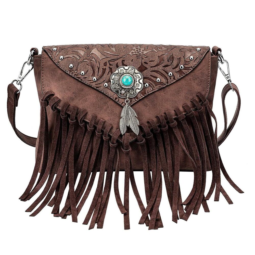 Small Crossbody Bags for Women Crossbody Handbag Fringe Purse Tassel